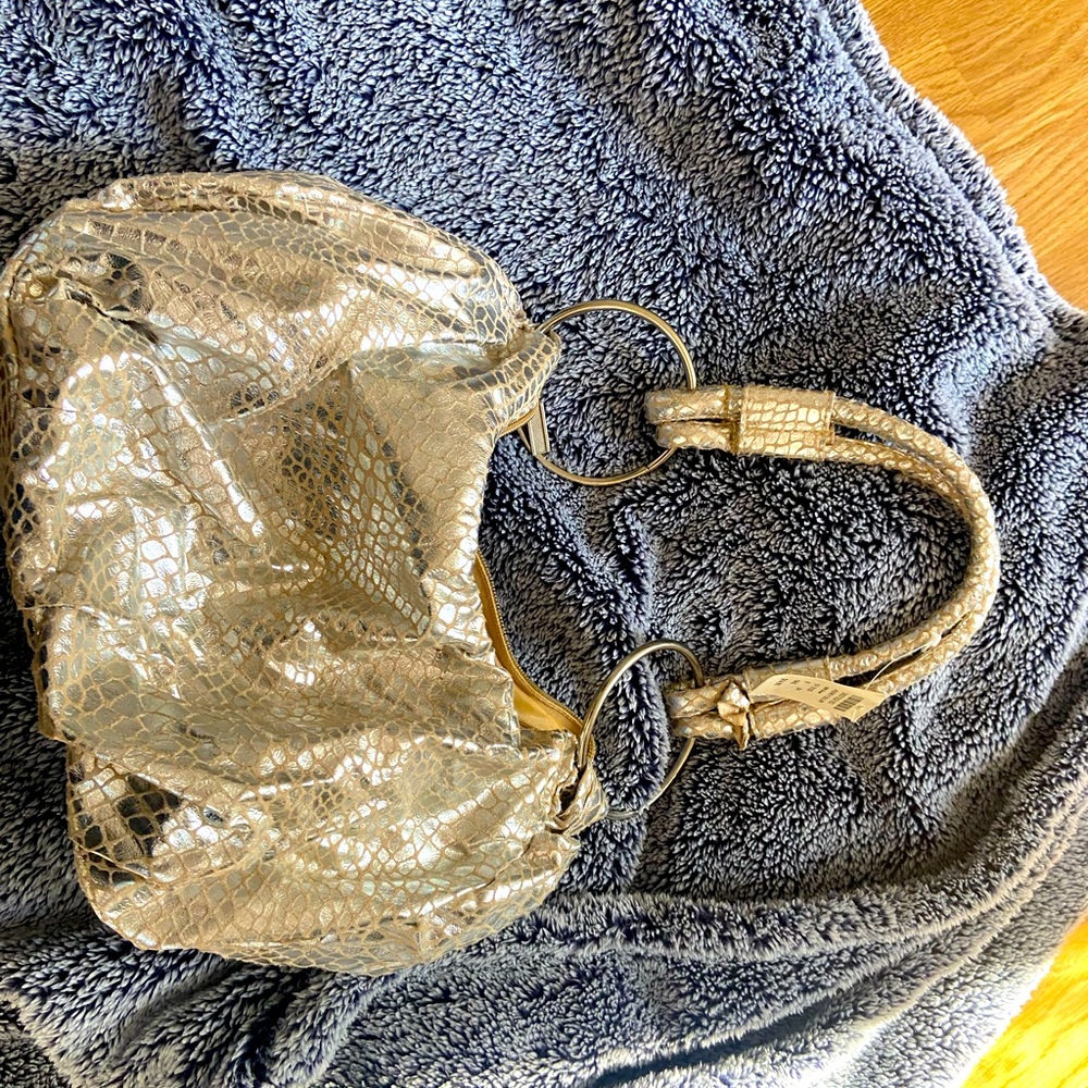 Faux snakeskin purse new with tags